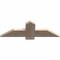Ekena Millwork Eugene Smooth Timber Gable Bracket, Douglas Fir, 36"W x 12"H x 1 1/2"D x 5 1/2"F, 8/12 Pitch GBW036X12X0206EUG00SDF - alternate 4
